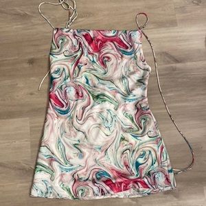 Multicolor Swirl dress